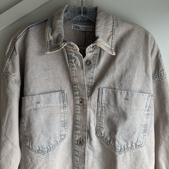 Zara Light Pink Jean Jacket - Picture 5 of 10